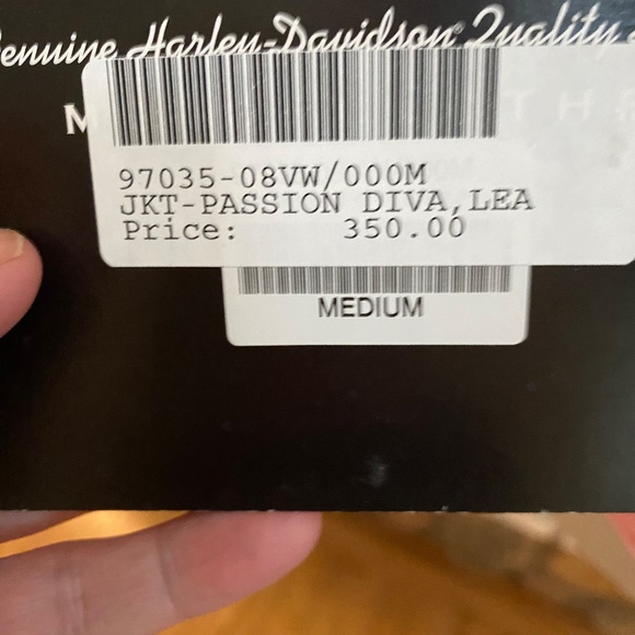 Women's Harley-Davidson Passion Diva Leather Jacket NWT - Picture 7 of 7